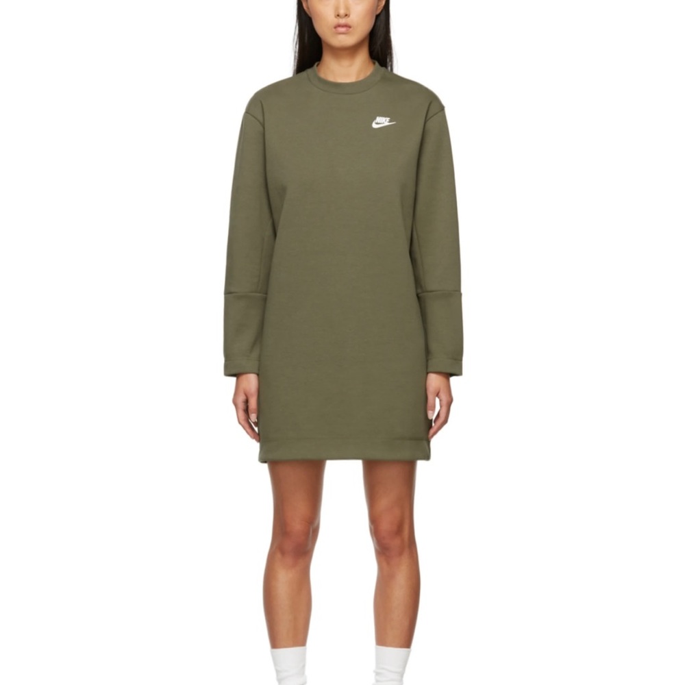 Green Sportswear Nike Tech Fleece Dress